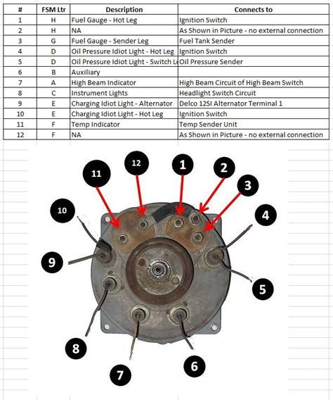 For Jeep Cj5 Alternator Wiring