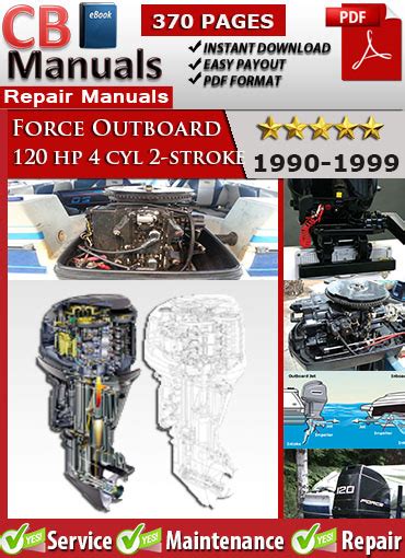 Force Outboard 120 Hp 120hp 4 Cyl 2 Stroke 1990 1999 Factory Service Repair Manual Download Pdf