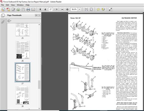 Force Outboard 35 Hp Factory Service Repair Manual