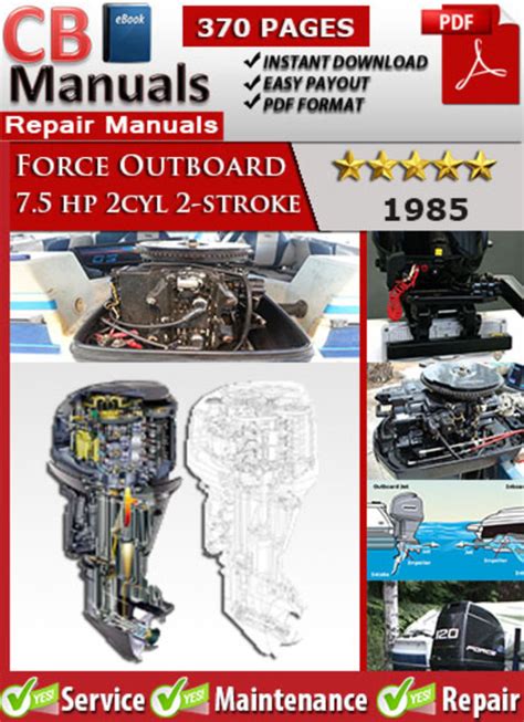 Force Outboard 7 5 Hp 2cyl 2 Stroke 1985 Service Manual