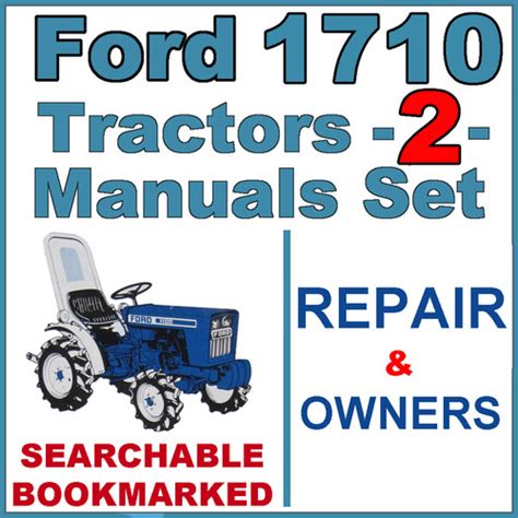 Ford 1710 Tractor Service Operator Manual 2 Manuals Improved Download