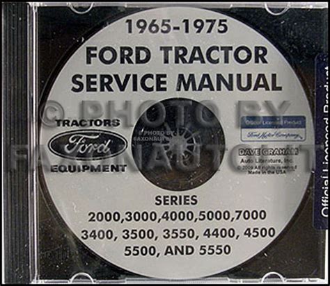 Ford 3550 Tractor Service Repair Shop Manual Workshop 1965 1975