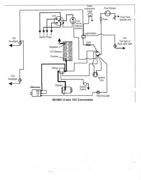 Ford 600 12 Volt Converison Wiring Diagram