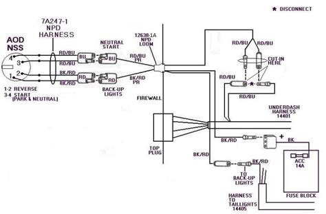 Ford A4ld Neutral Safety Switch Wiring Diagram