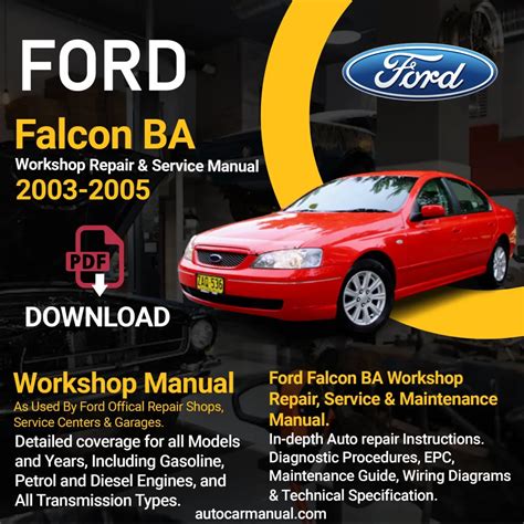 Ford Ba Falcon 2003 Workshop Service Manual Pdf