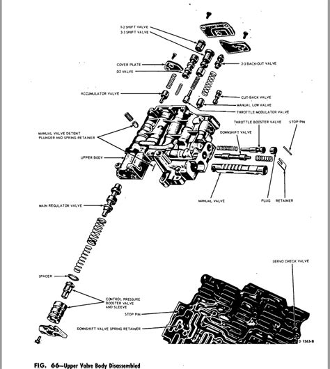 Ford C4 Transmission Manual Valve Body