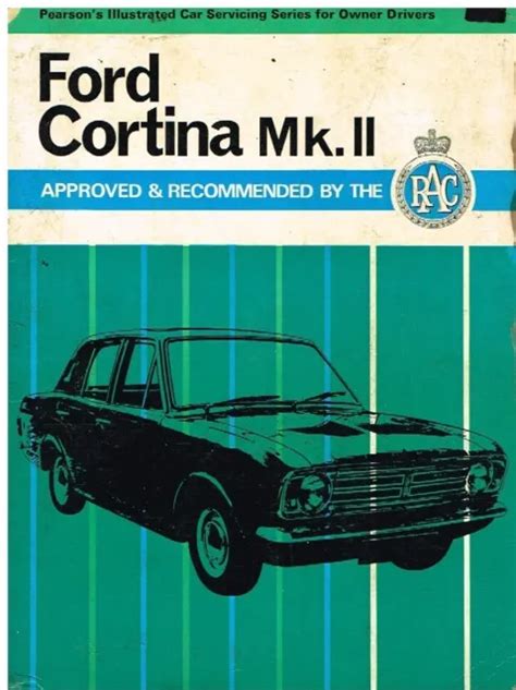 Ford Cortina 1600 Gt Engine Service Manual