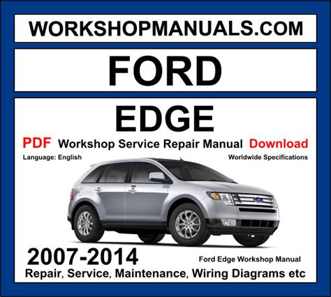 Ford Edge Service Repair Manual 2007 2009 Download