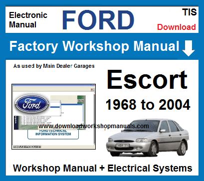 Ford Escort 1980 1990 Workshop Service Manual