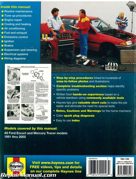 Ford Escort 1991 1996 Factory Service Repair Manual
