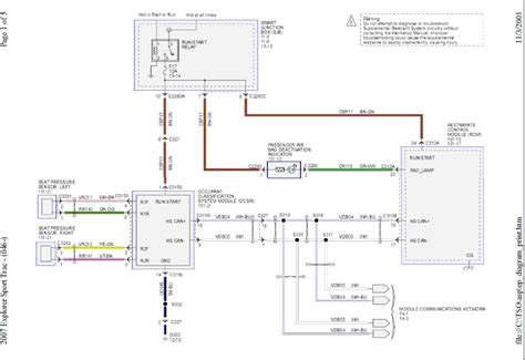 Ford Explorer Heated Seat Wiring Diagram