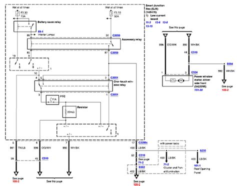 Ford Explorer Power Window Wiring Diagram