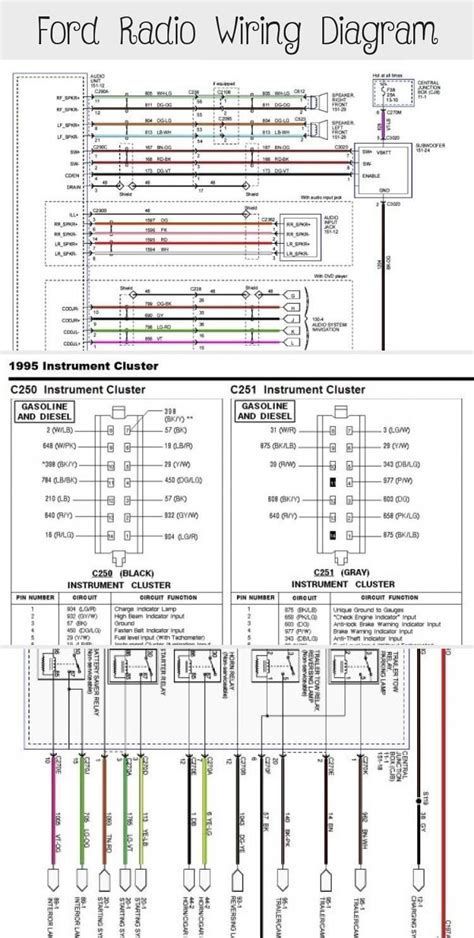 Ford F57f Ag 19b165 Radio Wiring Pin Diagram