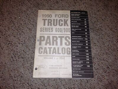 Ford F600 Parts Catalog