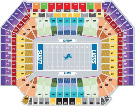 Ford Field Seating Chart With Rows