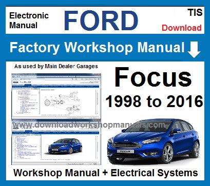 Ford Focus Wiring Electrical Troubleshooting Workshop Service Repair Manual 2002 On