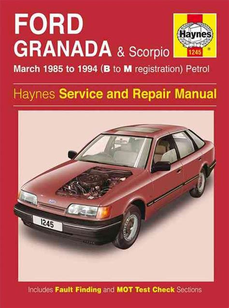 Ford Granada 1985 1994 Repair Service Manual