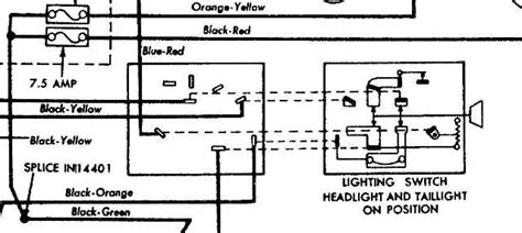 Ford Maverick Headlight Switch Wiring Diagram