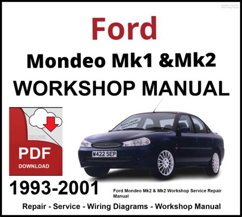 Ford Mondeo 1992 2001 Service Repair Manual