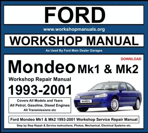 Ford Mondeo 1993 Repair Service Manual