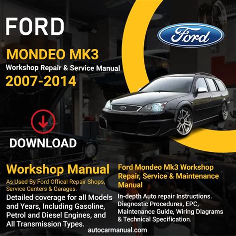 Ford Mondeo Mk3 Service Manual