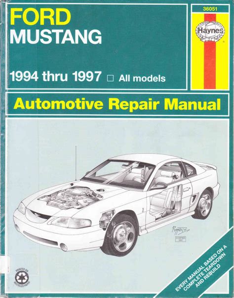 Ford Mustang 1994 1997 Workshop Service Manual Pdf