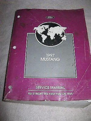 Ford Mustang 1997 Repair Service Manual