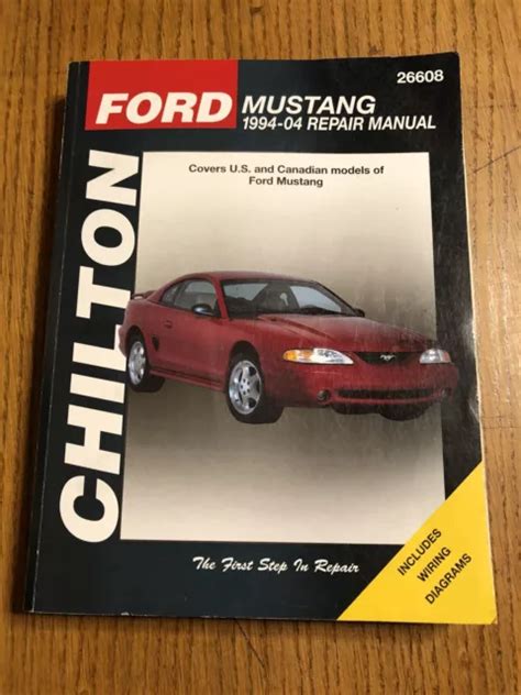 Ford Mustang Gt Cobra 1994 2004 Workshop Service Manual