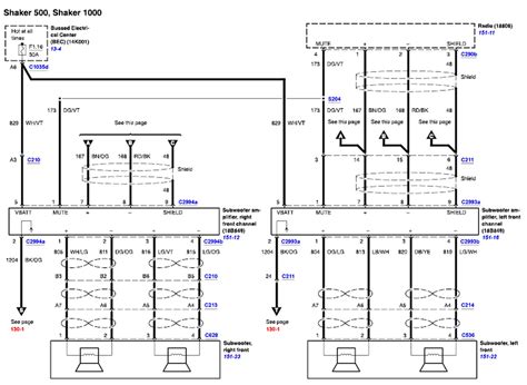 Ford Mustang Premium Sound Wiring Diagram