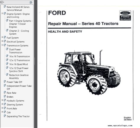 Ford New Holland 5640 Workshop Repair Service Manual Pdf