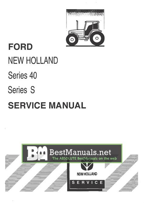 Ford New Holland S Series Tractor Service Repair Improved Manual 1492 Pages Download