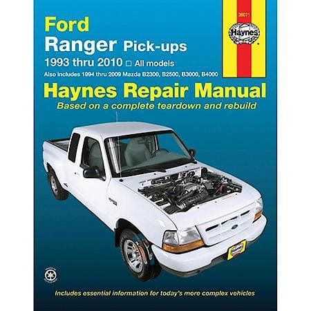 Ford Ranger 2001 2008 Service Repair Manual