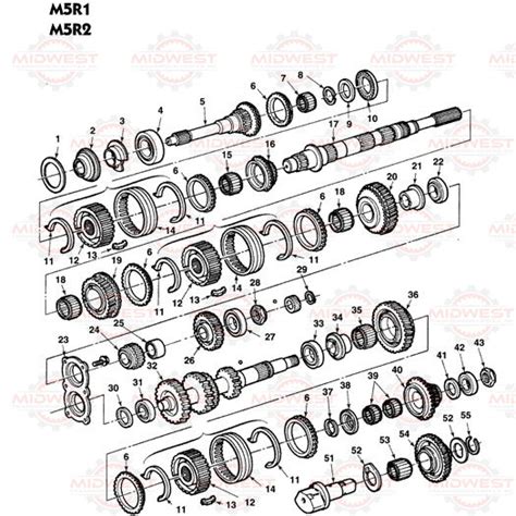 Ford Ranger Manual Transmission Exploded View