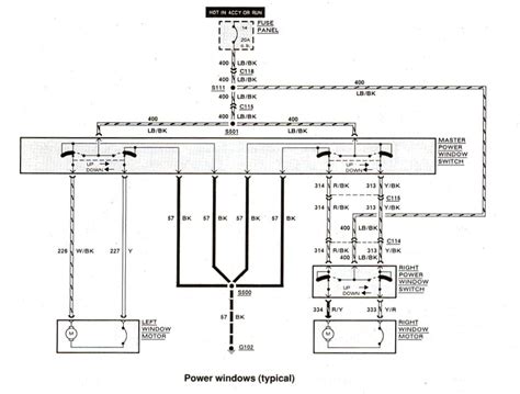 Ford Ranger Window Wiring Diagram