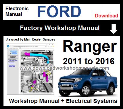 Ford Ranger Workshop Manual Free