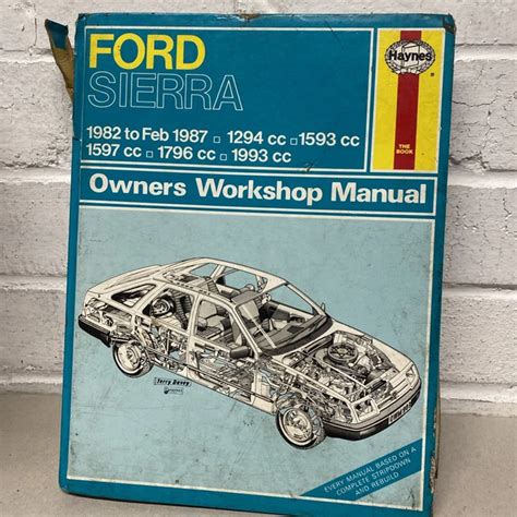 Ford Sierra 1982 Repair Service Manual