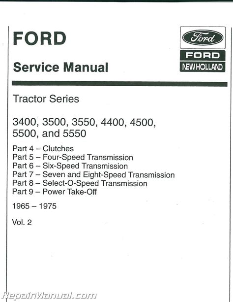 Ford Tractor 3400 Factory Service Repair Manual