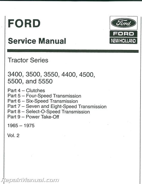 Ford Tractor 3500 Factory Service Repair Manual