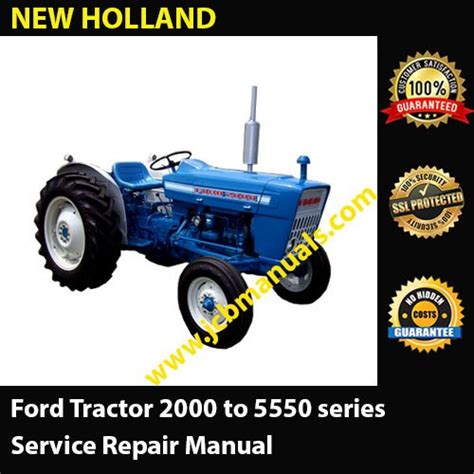 Ford Tractor 5550 Factory Service Repair Manual Pdf