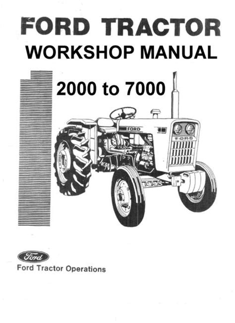 Ford Tractor 7000 Factory Service Repair Manual Pdf