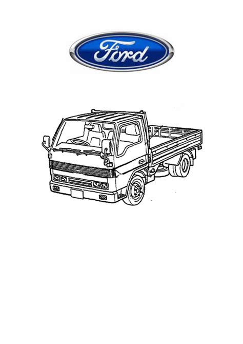 Ford Trader Mazda T Truck 1989 2000 Repair Service Manual