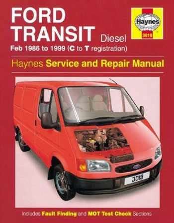 Ford Transit Diesel 1986 99 Service And Repair Manual Haynes Service Download