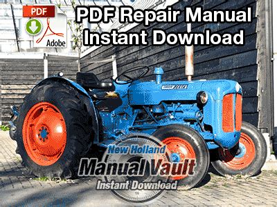 Fordson Dexta Tractor Factory Service Repair Manual Pdf