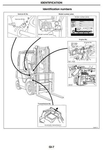 Forklift Qd32 Engine Service Repair Manual For Nissan Forklift 1f1 1f2 1d1 1d2 Models