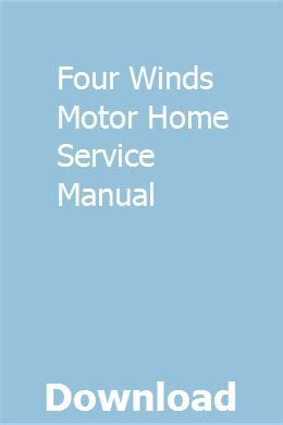 Four Winds Motor Home Service Manual