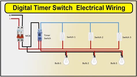 Four Wire Switch Wiring Diagram For A Timer