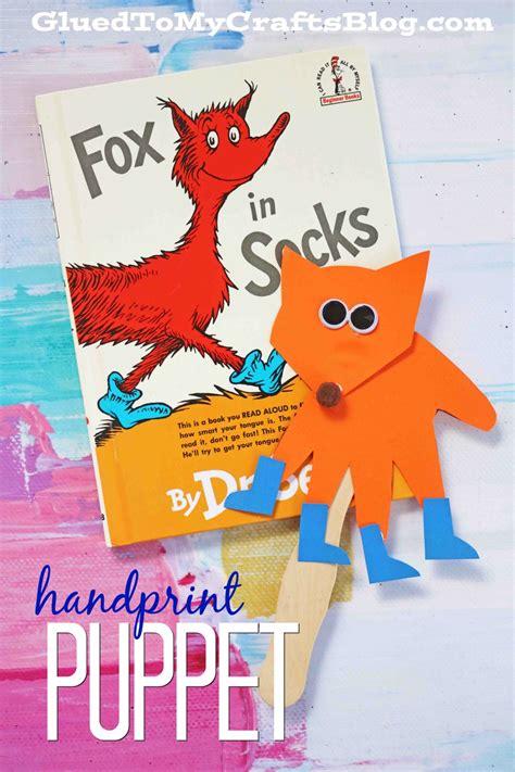 Fox In Socks Craft Template