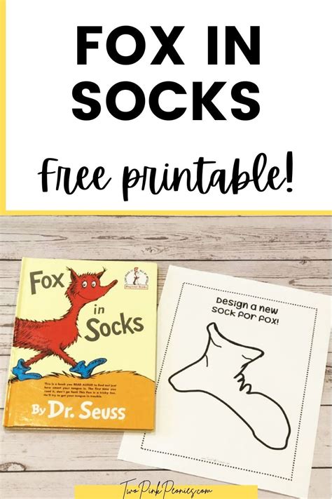 Fox In Socks Printable Fox