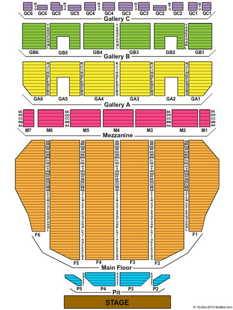 Fox Theatre Detroit Seating Chart