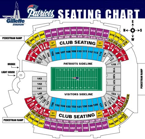 Foxboro Stadium Seating Chart